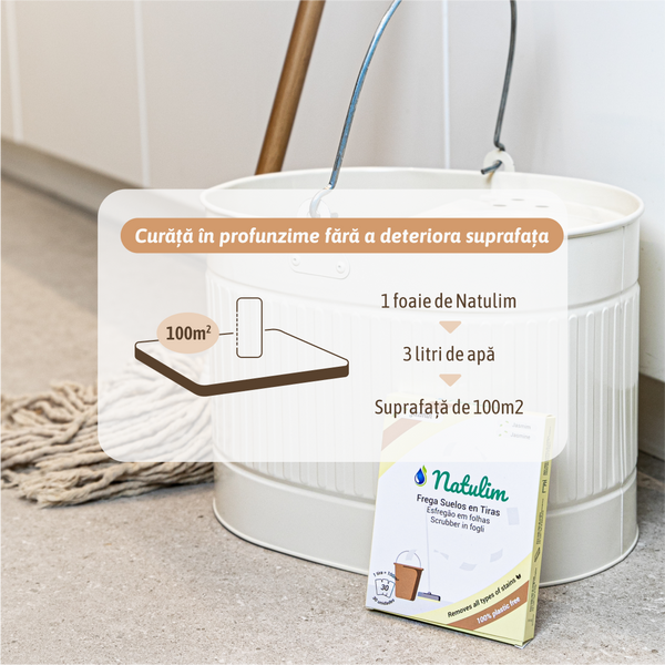 Foi de Detergent Pardoseală - 30 de spălări