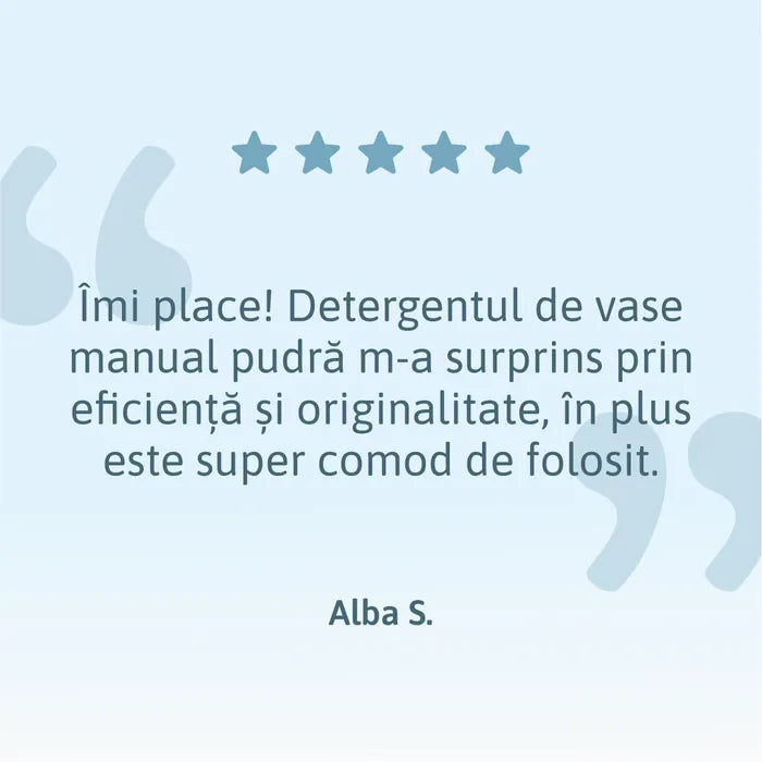 Pachet Spălare Manuală Ecologică