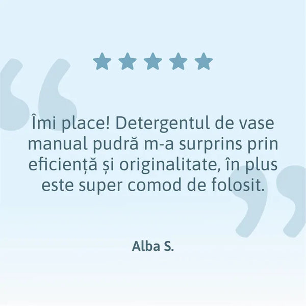 Pachet Spălare Manuală Ecologică