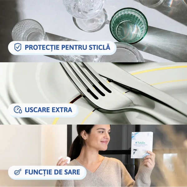 Detergent pentru Mașina de Spălat Vase 6 în 1 - 60 Spălări
