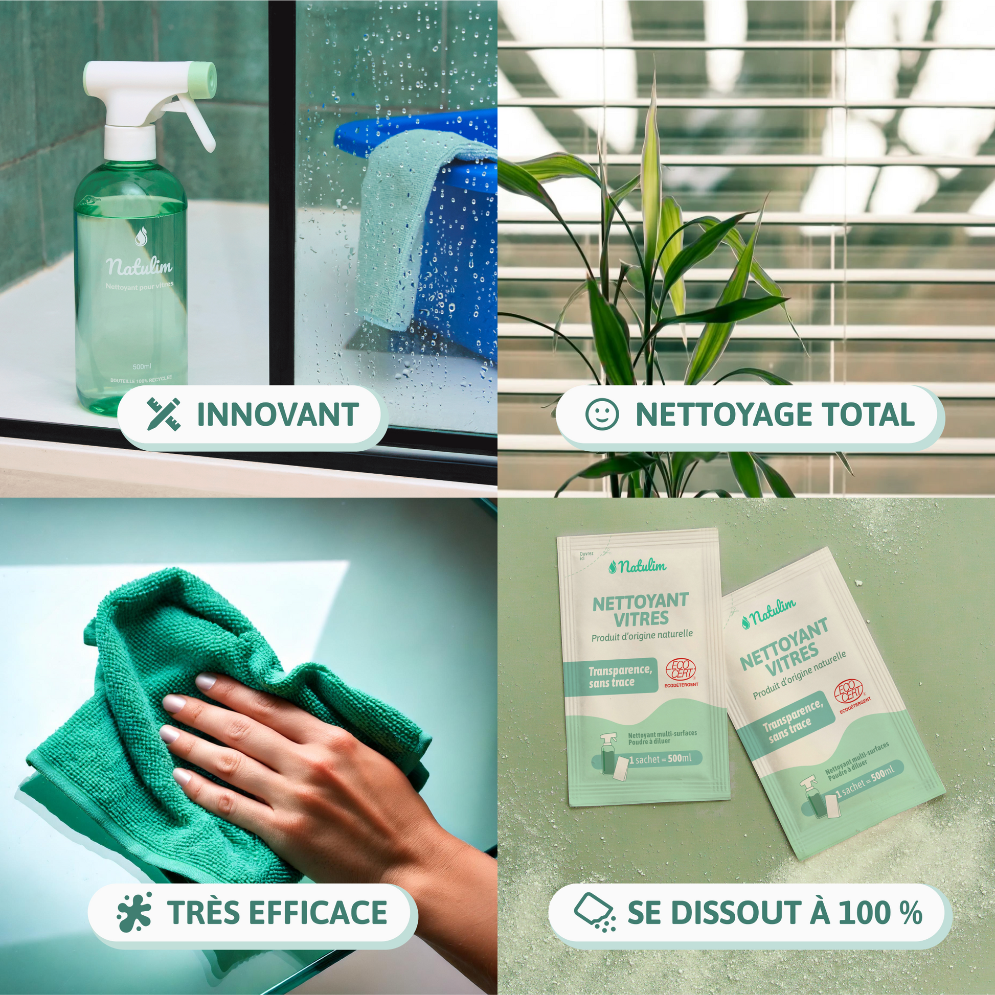 Pack Nettoyant Vitres - Natulim ro